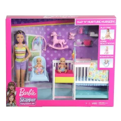 BARBIE SKIPPER OPIEKUNKA Z AKCESORIAMI 3+ - Mattel