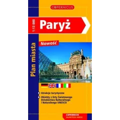 PARYŻ. PLAN MIASTA 1:13 000