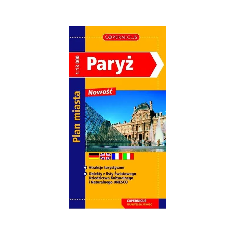 PARYŻ. PLAN MIASTA 1:13 000