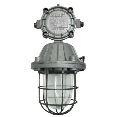 LAMPA PRZEMYSŁOWA Z REFLEKTOREM 125W OPRAWA PRZECIWWYBUCHOWA Z REFLEKTOREM OMP-125 SZARA IP54