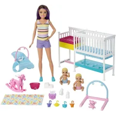 LALKA BARBIE SKIPPER OPIEKUNKA Z AKCESORIAMI 3+