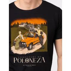 Koszulka Męska Polonez Czarna Rozmiar L