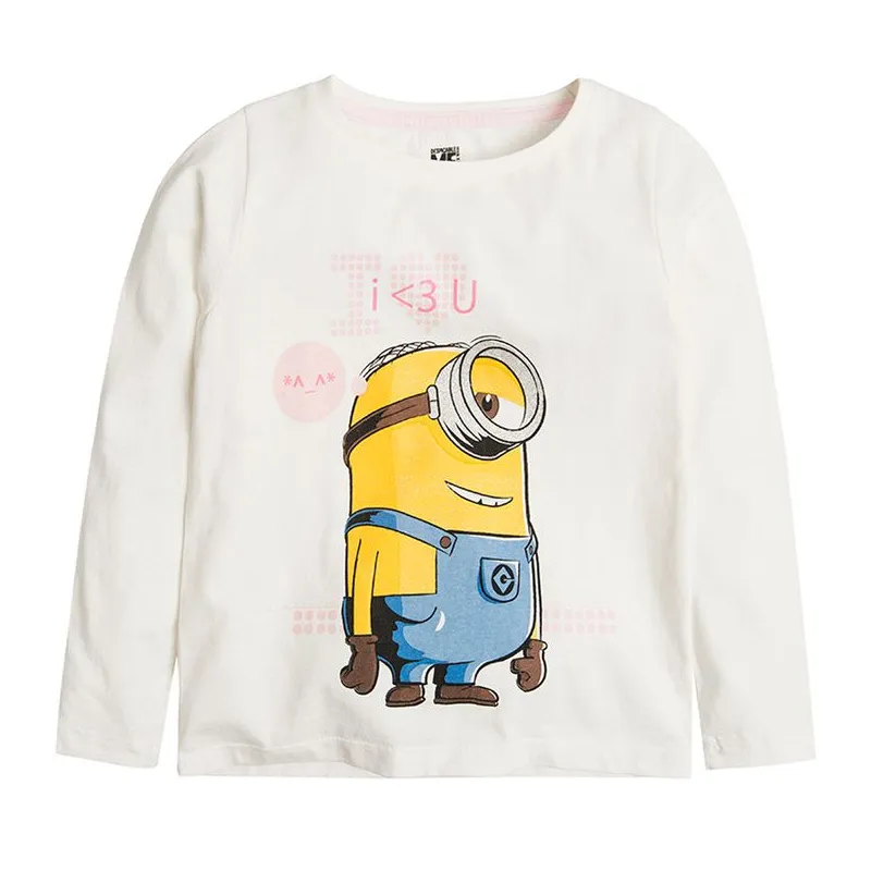 BLUZKA DZIEWCZĘCA PIŻAMOWA MINIONKI ROZMIAR 140 COOL CLUB