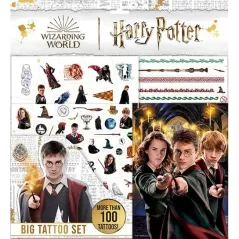 TATUAŻE ZMYWALNE HARRY POTTER + KOLOROWANKA SPIN MASTER 3+
