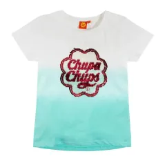 T-SHIRT DZIEWCZĘCY CEKINY CHUPA CHUPS 146 CM COOL CLUB