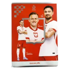 ZESZYT W KRATKĘ A5 Z MARGINESEM 32 KARTKI