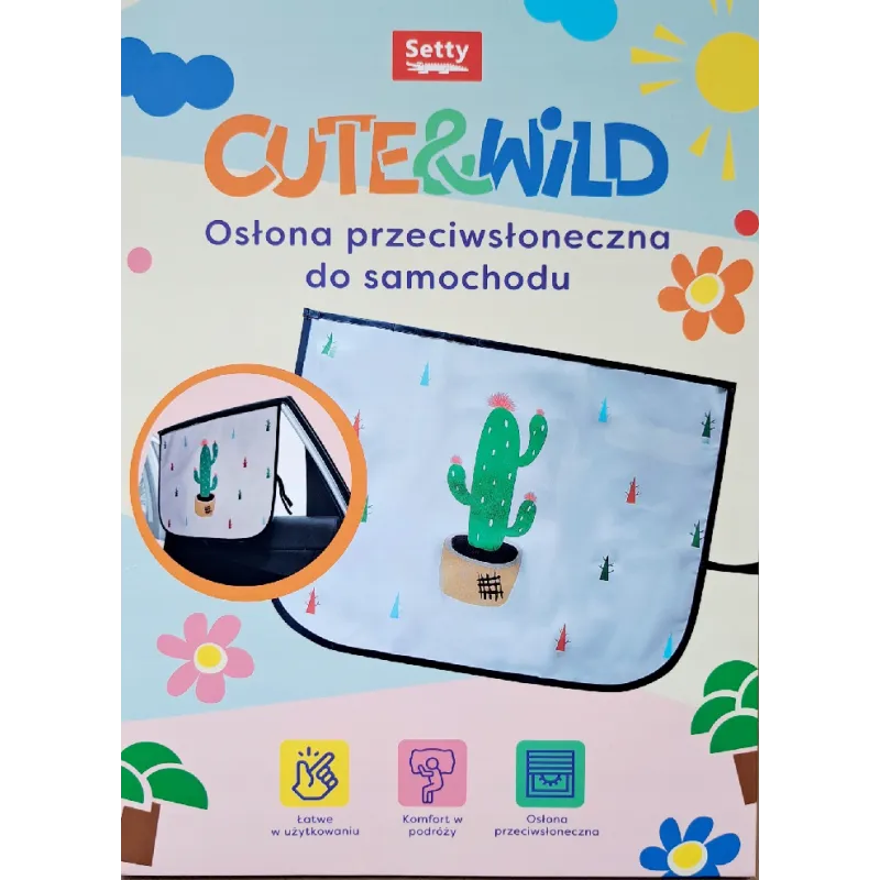 OSŁONA PRZECIWSŁONECZNA DO SAMOCHODU NA MAGNES