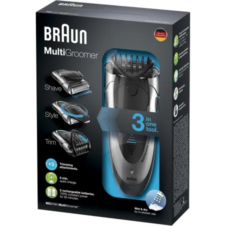 MASZYNKA DO GOLENIA I STRZYŻENIA 3W1 TRYMER BRAUN MG5090