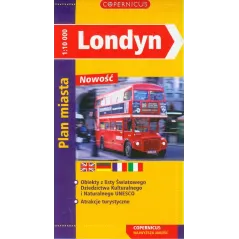 LONDYN. PLAN MIASTA 1:10 000