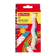 KREDA DO TABLICY 12 KOLORÓW HERLITZ