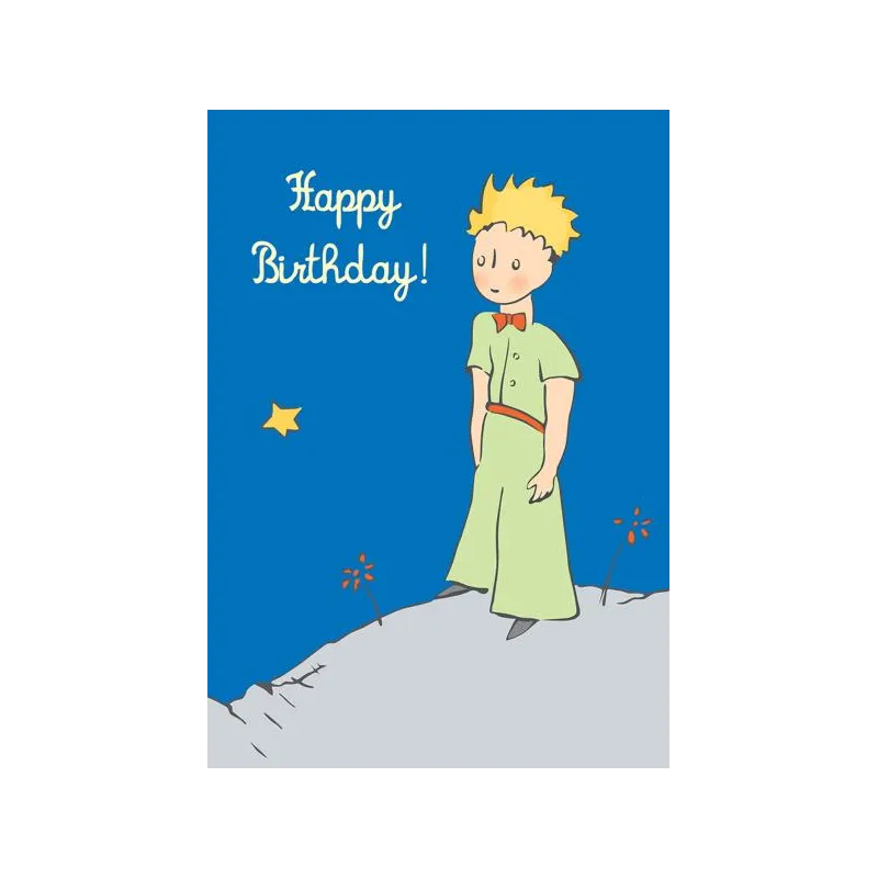 KARNET URODZINOWY HAPPY BIRTHDAY MAŁY KSIĄŻE