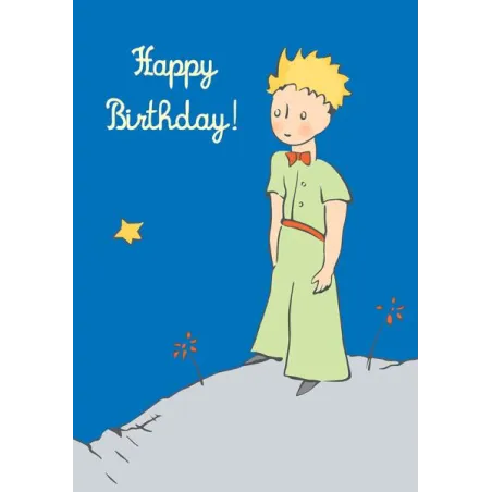 KARNET URODZINOWY HAPPY BIRTHDAY MAŁY KSIĄŻE