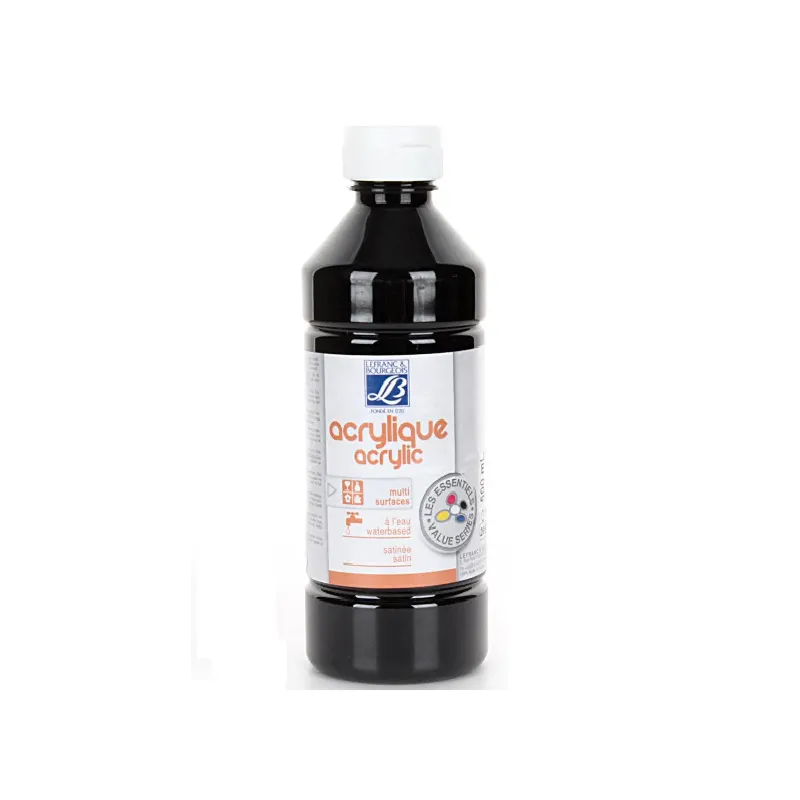 FARBA AKRYLOWA CZARNA 500ML