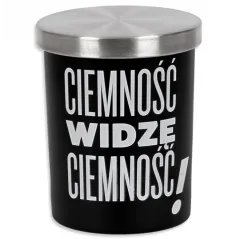 ŚWIECA W SZKLE CIEMNOŚĆ WIDZĘ CIEMNOŚĆ!