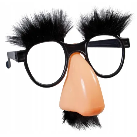 Okulary Z Nosem Czarne Brwi Wąsy Okulary Z Nosem Czarne Brwi Wąsy