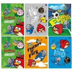 NOTES W KRATKĘ A6 ANGRY BIRDS 16 KARTEK