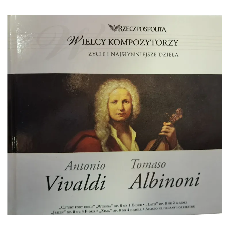 WIELCY KOMPOZYTORZY ANTONIO VIVALDI TOMASO ALBINONI KSIĄŻKA + CD