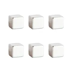 MAGNESY NEODYMOWE MOCNE KOSTKA 6 SZT.