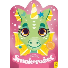 MAGICZNE FANTASTYCZNE SMOKOROŻCE. KOLOROWANKA Z NAKLEJKAMI