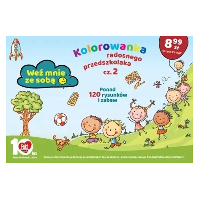 KOLOROWANKA RADOSNEGO PRZEDSZKOLAKA 2