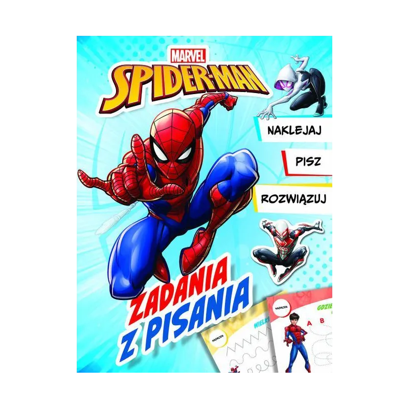 MARVEL SPIDER-MAN. ZADANIA Z PISANIA