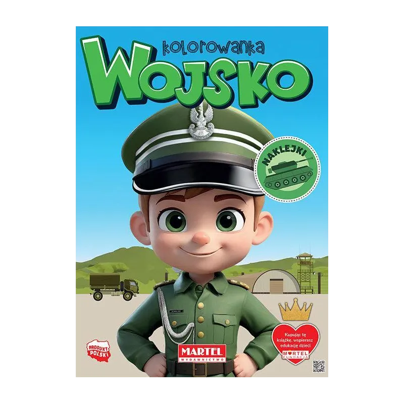 WOJSKO. KOLOROWANKA Z NAKLEJKAMI