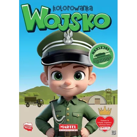 WOJSKO. KOLOROWANKA Z NAKLEJKAMI