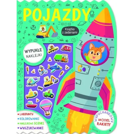 POJAZDY. KSIĄŻKA Z ZADANIAMI