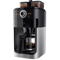 EKSPRES PRZELEWOWY Z MŁYNKIEM NA 12 FILIŻANEK ZEGAR REGULACJA MOCY KAWY PHILIPS HD7769/00 GRIND & BREW