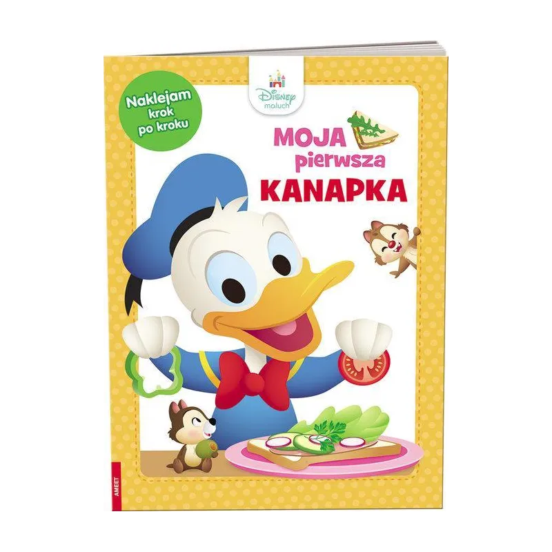 DISNEY MALUCH. MOJA PIERWSZA KANAPKA. NAKLEJAM KROK PO KROKU