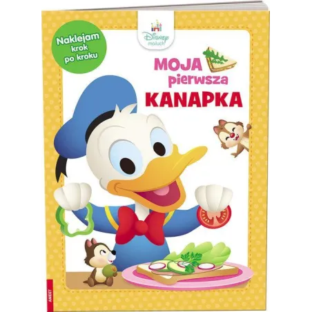 DISNEY MALUCH. MOJA PIERWSZA KANAPKA. NAKLEJAM KROK PO KROKU