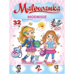 MODNISIE. MALOWANKA Z NAKLEJKAMI