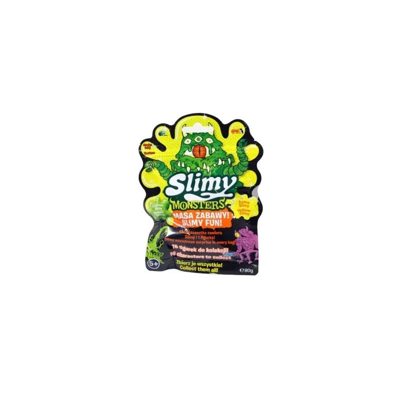 SLIMY MONSTERS SASZETKA Z FIUGURKĄ 5+