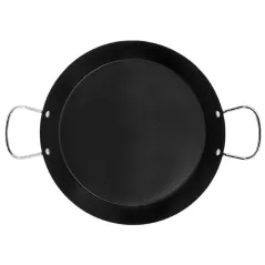 PATELNIA GŁĘBOKA DO PAELLI MAKARONU RYŻU SMILE 34 CM