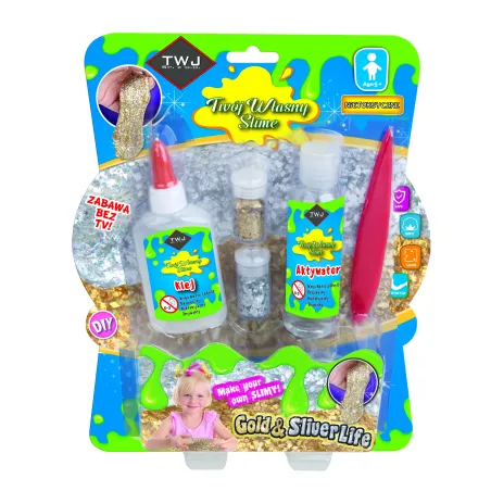 SLIME DIY BROKAT ZRÓB TO SAM ZESTAW KREATYWNY 5+ - TWJ