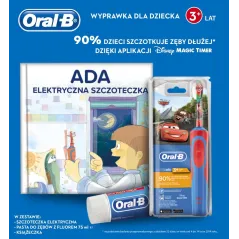 ORAL-B SZCZOTECZKA ELEKTRYCZNA KIDS AUTA CARS + PASTA + KSIĄŻECZKA - Procter & Gamble