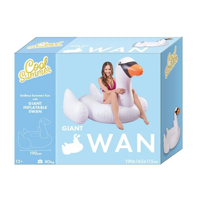 DMUCHANY MATERAC ŁABĘDŹ 190 CM - Tm Toys