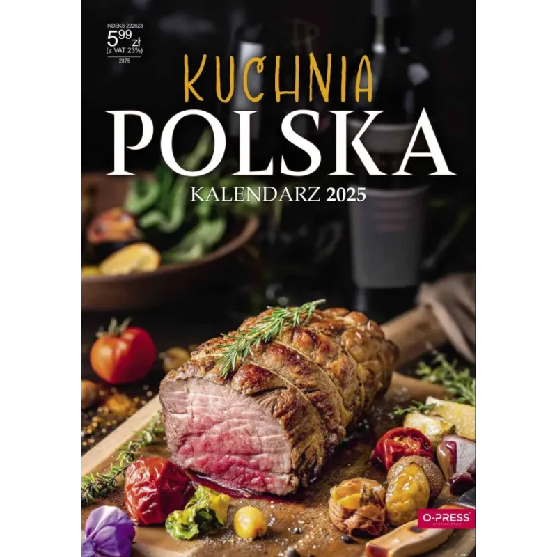 KALENDARZ ŚCIENNY A4 KUCHNIA POLSKA 2025