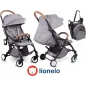 Spacerówka Wózek Spacerowy Lionelo Julie Black Grey Spacerówka Wózek Spacerowy Lionelo Julie Black Grey