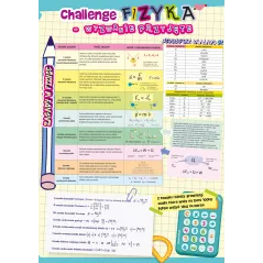 DWUSTRONNA PLANSZA EDUKACYJNA FIZYKA A4