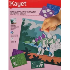 WYKLEJANKA NUMERYCZNA DINOZAUR KAYET