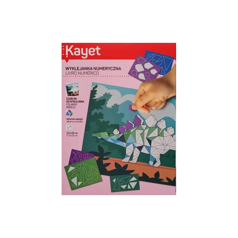 WYKLEJANKA NUMERYCZNA DINOZAUR KAYET