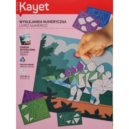 WYKLEJANKA NUMERYCZNA DINOZAUR KAYET