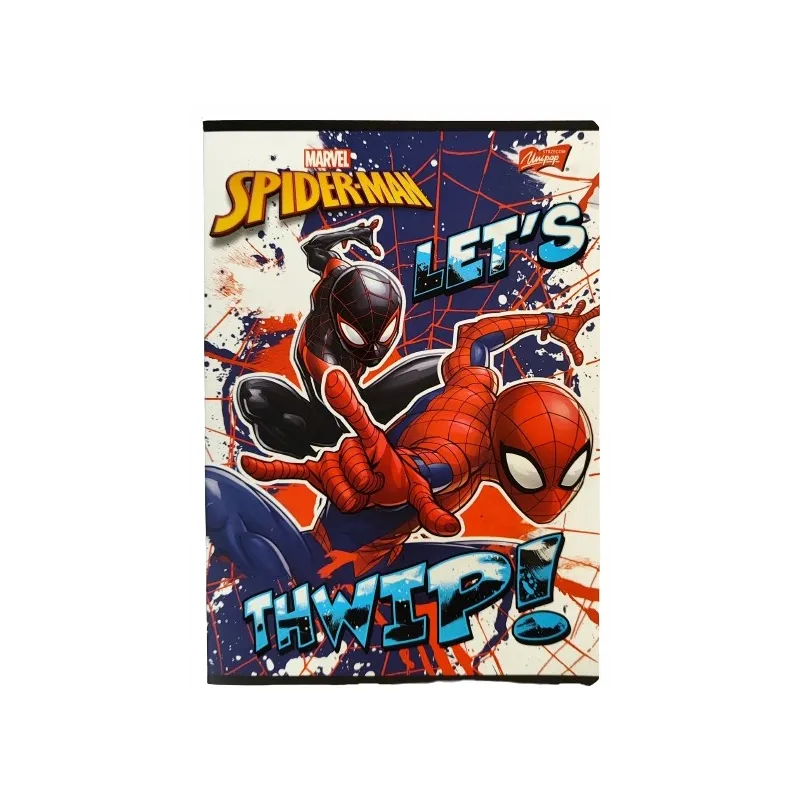 ZESZYT W KRATKĘ A5 Z MARGINESEM 32 KARTKI SPIDER-MAN