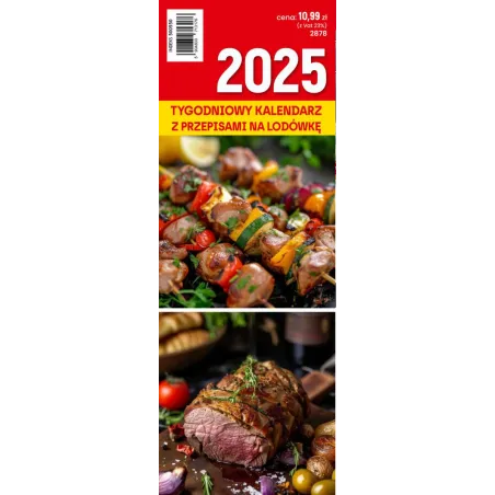KALENDARZ TYGODNIOWY Z PRZEPISAMI NA LODÓWKĘ 2025
