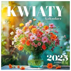 KALENDARZ ŚCIENNY KWIATY 2025