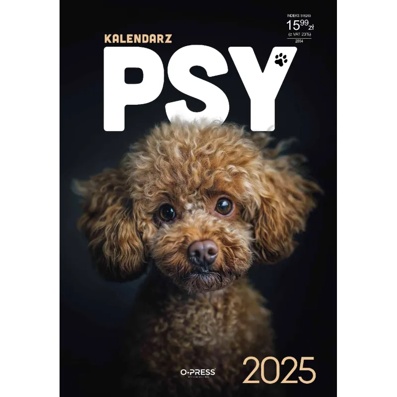 KALENDARZ ŚCIENNY A3 PSY 2025