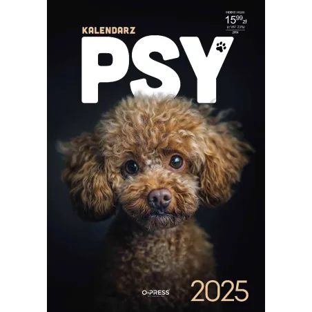 KALENDARZ ŚCIENNY A3 PSY 2025
