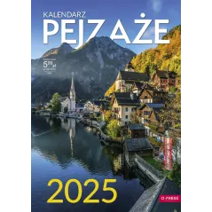 KALENDARZ ŚCIENNY A4 PEJZAŻE 2025