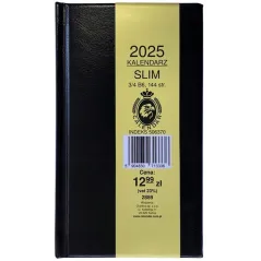 KALENDARZ KSIĄŻKOWY SLIM 2025
